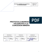 Protocolo TZ - Ingreso de Volquetes-Tz