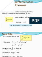 Lecture 5 - Differentiation