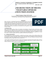 DESIGN AND DETECTION OF FRUITS AND VEGETABLE SPOILED DETETCTION SYSTEM