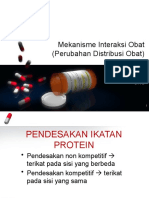 4. Perubahan Distribusi Obat