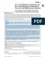 Three Year Change in The Wellbeing of Orphaned and Separated Children in Institutional and Family-Based Care Settings in Five Low and Middle Income Countries