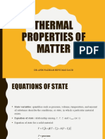 Thermal Properties of Matter - 1