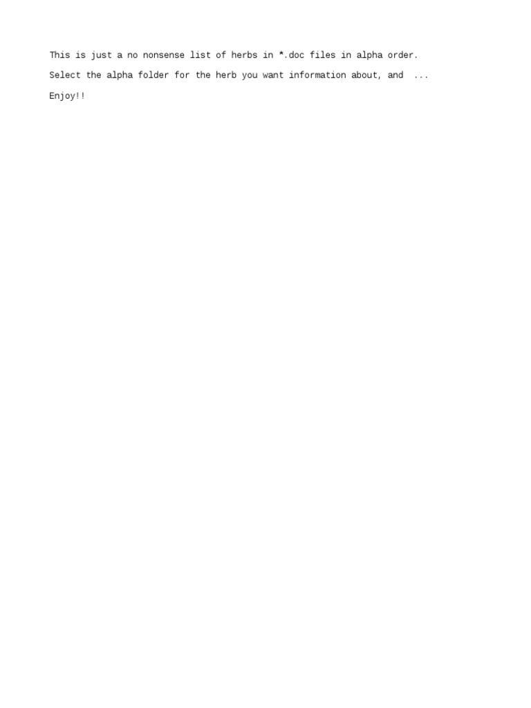 Herbal Encyclopedia PDF