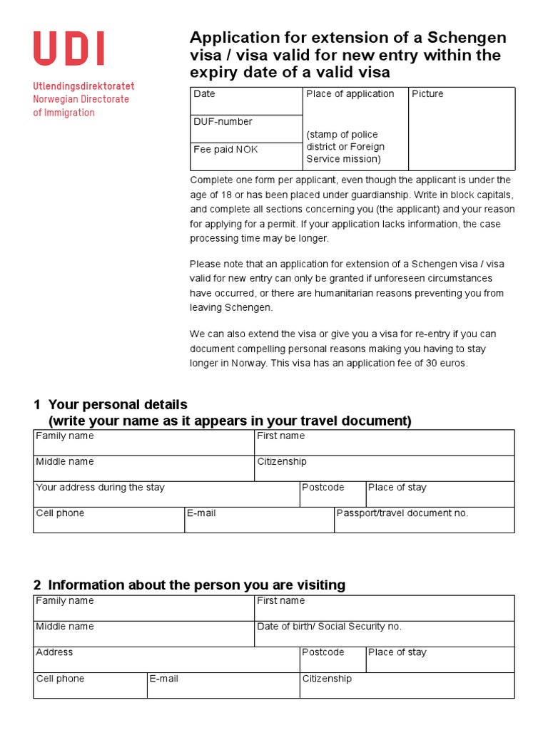 Extension of A Schengen Visa and New Entry e | PDF | Travel Visa ...