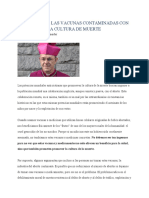 Resistiendo A Las Vacunas Contaminadas Con El Aborto y La Cultura de La Muerte Obispo Schneider