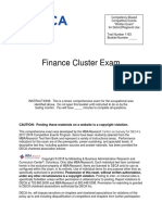 HS Finance Cluster Sample Exam 2018