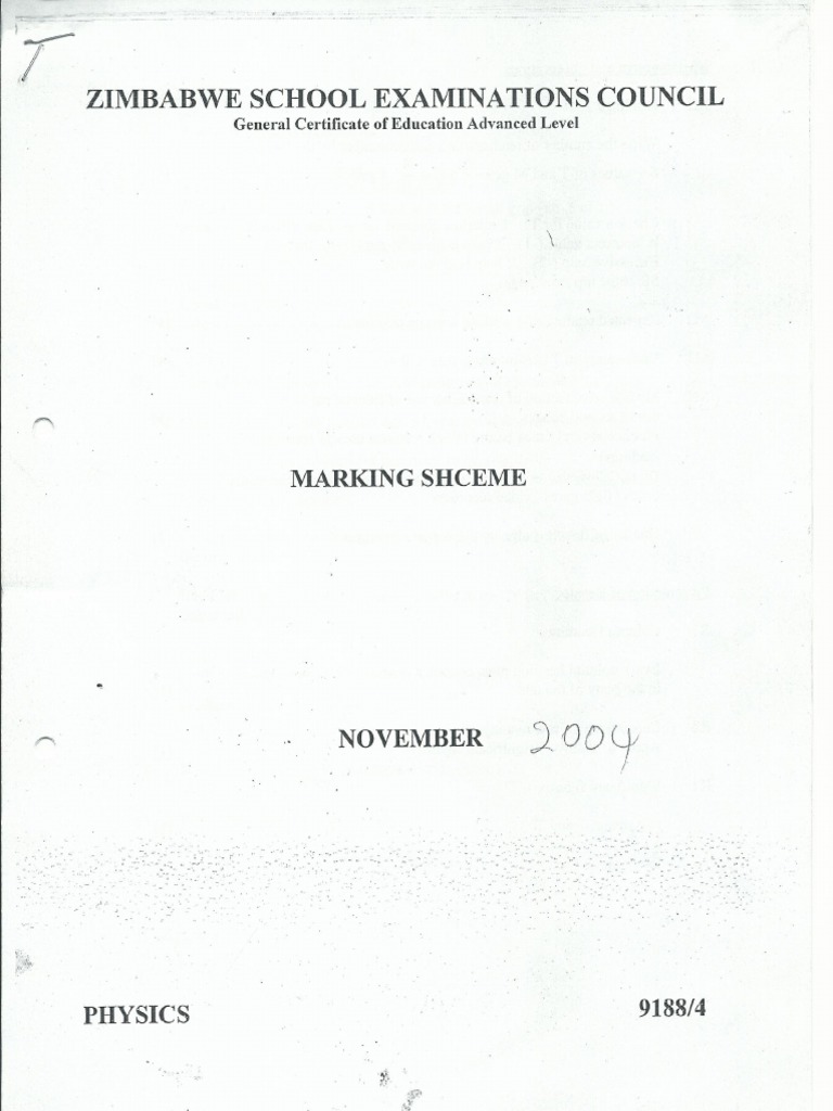 Ms 04 Nov 9188-4 Physics | PDF