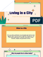 Living in A City: English 4th Week / 2nd Semester