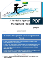 A Portfolio Approach To Managing IT Projects