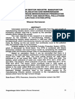 Developing Indonesia's Manufacturing Industry Sector in an Environmentally Sustainable Way Using Input-Output and IPPS Models