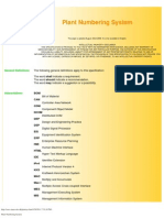 Plant Numbering System