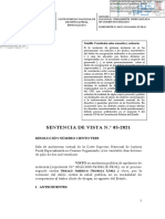 Anulación de sentencia de Gerald Oropeza