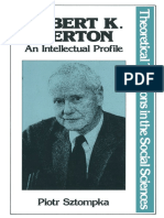 (Contemporary Social Theory) Piotr Sztompka (Auth.) - Robert K. Merton - An Intellectual Profile-Macmillan Education UK (1986)