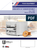 Conveyor Oven With 14" Conveyor Belt: Food Equipment