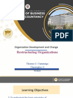 ORGDEV CH 12 Restructuring Organizations