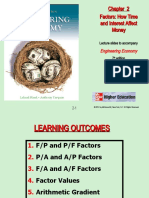 Chapter 2 - Factors, Effect of Time & Interest On Money
