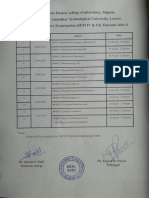 Secons Sessional Theory Examination IVth and VIth SEM