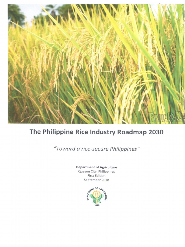 The Philippine Rice Industry Roadmap 2030 | PDF