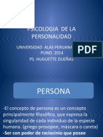 PERSONALIDAD  teorias