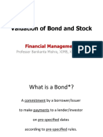 Valuation of Bond and Stock: Financial Management