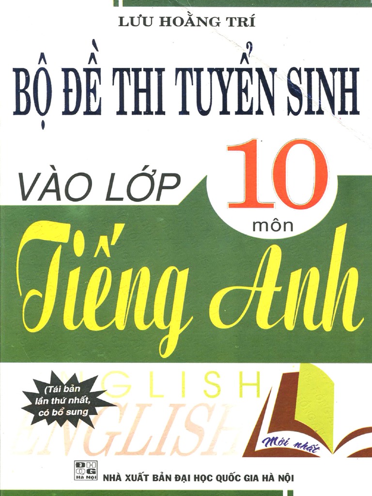 Bo de Thi Tuyen Sinh Vao Lop 10 Mon Tieng Anh 604 | PDF