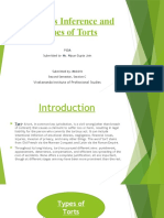 Tortious Inference and Types of Torts (PSDA)