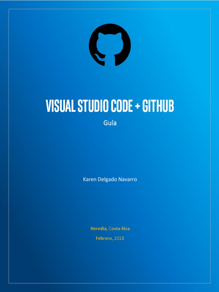 Guía de GitHub para Visual Studio Code | PDF | Desarrollo de software ...