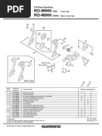 RD-M980 RD-M980: XTR Rear Derailleur (GS) (SGS)