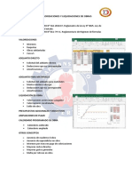 Valorizaciones y Liquidaciones de Obras Contenido