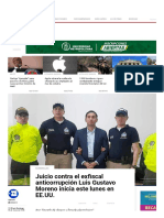 Juicio Contra El Exfiscal Anticorrupción Luis Gustavo Moreno Inicia Este Lunes en EE - UU. - Zona Cero