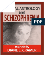 MEDICAL ASTROLOGY and SCHIZOPHRENIA. An Article by DIANE L. CRAMER - PDF