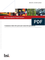 BSI Standards Publication: Common Rules For Precast Concrete Products