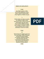 Himno de Anzoátegui: Ayer fuiste pujante y altiva