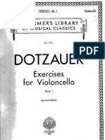 Dotzauer - 113 Exercises For Cello - Vol.1 (Cello)