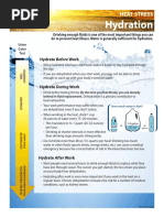 Heat Stress Hydration