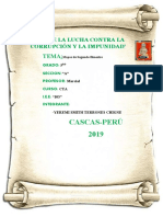 Cascas-Perú 2019: Tema