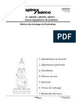 DP27 / DP27E / DP27R / DP27Y Détendeurs-Régulateurs de Pression Notice de Montage Et D'entretien