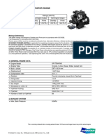 Doosan Infracore SP173NA Generator Engine