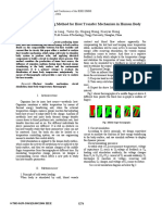 Metodo de simulación de circuito para transferencia de calor del cuerpo humano