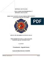 Manual de Procedimiento para la Solicitud del Certificado de Construccion Bomberos 12-2018