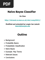 Naïve Bayes Classifier: Ke Chen