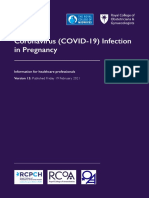 COVID-19 Infection in Pregnancy: Healthcare Professional Guidance