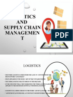 Logistics AND Supply Chain Managemen T