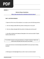 Molecule Shapes Student Handout