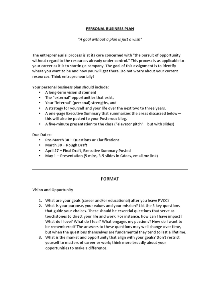 Business plan examples for students pdf image