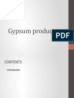 Gypsum Products