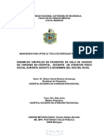 Dinamicas Grupales en Pacientes de Sala de Agudos de Varones en Hospital Docente de Atencion Psico Social Durante Agosto A Diciembre Del Dos Mil Doce