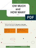 How Much vs How Many: Countable vs Uncountable Nouns Review