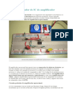 Circuito Probador de IC de Amplificador Operacional