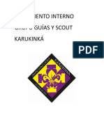 REGLAMENTO INTERNO GRUPO GUÍAS Y SCOUt